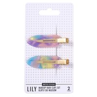 SISTER YOUNG Spinki do włosów LILY - PINK PURPLE - 2 sztuki