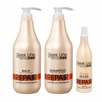 STAPIZ Zestaw do włosów zniszczonych REPAIR Szampon + Balsam + Maska ALLinONE - 2x1000ml + 300ml