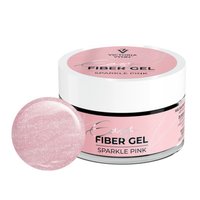 VICTORIA VYNN  Żel budujący z mikrowłóknem i drobinkami EASY FIBER GEL  Sparkle Pink - 15ml - MAŁY