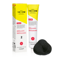 ALFAPARF YELLOW Farba do włosów 2 - Najciemniejszy naturalny brąz - 100ml