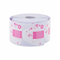 MOLLY LAC Szablony Formy do paznokci Różowe Kwiaty - 500szt