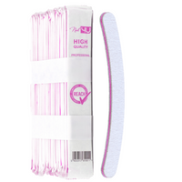 NAIL4U Pilnik do paznokci 180/240 BANAN - 25 sztuk