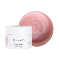 PB NAILS Żel budujący Easy Way - Baby Pink Glossy - 15g - MAŁY