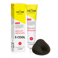 ALFAPARF YELLOW Farba do włosów 5 COOL - Chłodny jasny naturalny brąz - 100ml