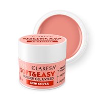 CLARESA Żel budujący do paznokci Soft&Easy SKIN COVER - 45g - ŚREDNI