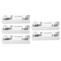 ABA GROUP Blok polerski Biały 240/240 - 5 sztuk