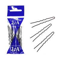 IZA Kokówki do włosów karbowane 65 mm BRĄZOWE MATOWE - 20 sztuk