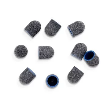 ABA GROUP Nakładki kapturki ścierne do pedicure 10mm #80 - 10 sztuk