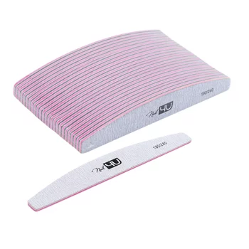 Nail4U Pilnik basic NAKED ŁÓDKA 180/240 - 25 szt.