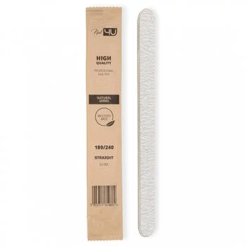 Nail4U Pilnik do paznokci PROSTY (STRAIGHT) 180/240 - SLIM - 1 sztuka