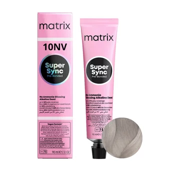 MATRIX Toner do włosów SUPER SYNC 10NV - Ekstra Jasny Blond Naturalny Fioletowy - 90ml