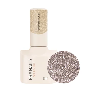 PB NAILS Lakier hybrydowy GOLDEN TICKET - 8ml