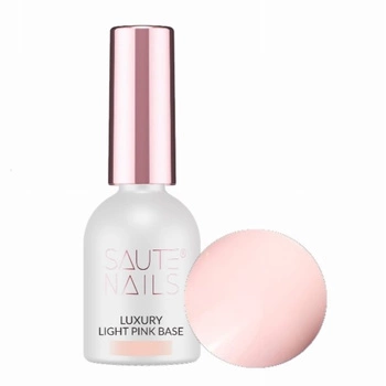 SAUTE NAILS Baza hybrydowa do paznokci Luxury LIGHT PINK BASE - 8ml