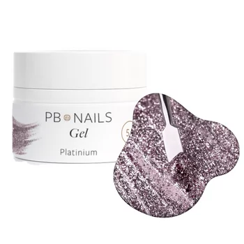 PB NAILS Żel do zdobień paznokci Platinium Gel - PM04 - 5g