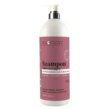 BIOELIXIRE Szampon do włosów farbowanych ZAKWASZAJĄCY - 1000ml