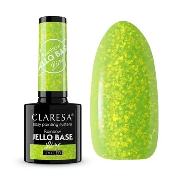CLARESA Baza hybrydowa JELLO BASE - LIME - 5g