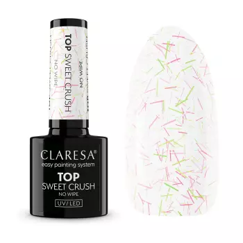 CLARESA Top hybrydowy SWEET CRUSH No wipe - 5g