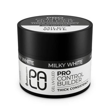 PALU Żel budujący do paznokci PRO CONTROL BUILDER GEL - MILKY WHITE - 45g