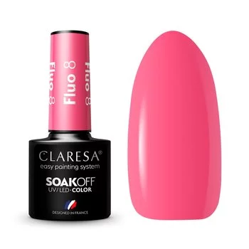 CLARESA Lakier hybrydowy FLUO 8 - 5g