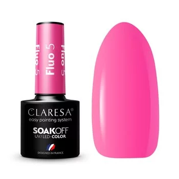 CLARESA Lakier hybrydowy FLUO 5 - 5g
