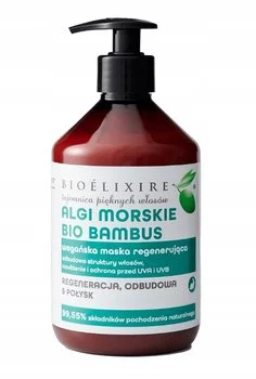 BIOELIXIRE Maska do włosów regenerująca Algi Morskie Bambus - 500ml
