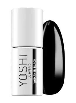 YOSHI Lakier hybrydowy Woman In Black 6ml - 605