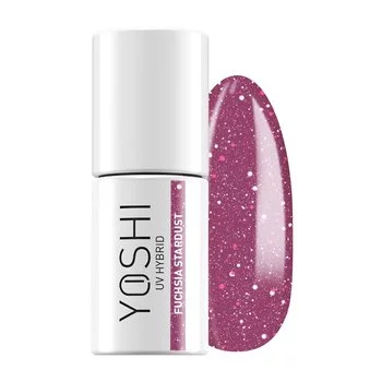 YOSHI Lakier hybrydowy Fuchsia Stardust 6ml - 524