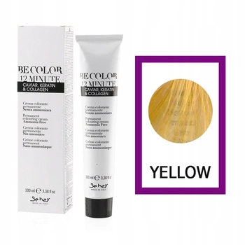 Be Color Farba BEZ AMONIAKU 12minutowa Yellow 100ml