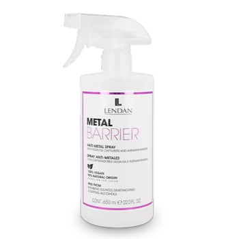 LENDAN Spray ochronny i oczyszczający do włosów METAL BARRIER - 650ml