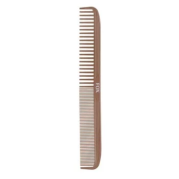 FOX Grzebień fryzjerski do strzyżenia EARTH COLORS Mixed teeth (mieszane ząbki) BARK Brązowy - 1509381