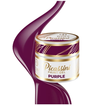 BOSKA NAILS Żel do zdobień paznokci Picassini Paint Gel PURPLE - 5ml