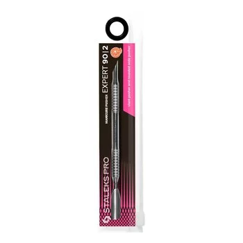 STALEKS Kopytko do manicure pusher skośny + pusher zaokrąglony szeroki EXPERT 90 | 2 - PE-90/2