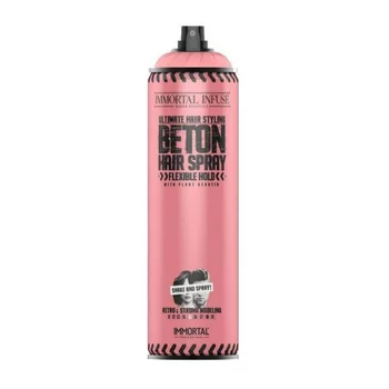 IMMORTAL Lakier do włosów BETON Elastyczny -  500ml
