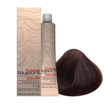 TREND TOUJOURS Farba do włosów - Light Copper Brown/Jasny Miedziany Brąz - 5.4 - 100ml