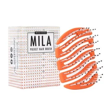SISTER YOUNG Szczotka do rozczesywania włosów MILA - APRICOT/POMARAŃCZ - APR4014 NV