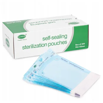 QJMDM Torebki do sterylizacji samouszczelniające 90x135mm - 200 sztuk