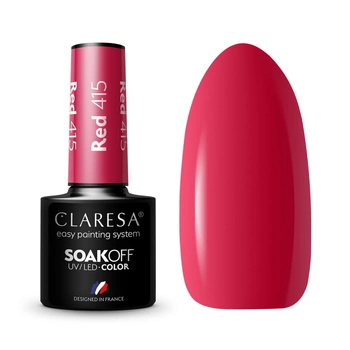 CLARESA Lakier Hybrydowy RED 415 - 5g