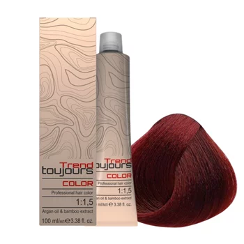 TREND TOUJOURS Farba do włosów - Dark Intense Red Blonde/Ciemny Intensywny Czerwony Blond - 66.66 - 100ml