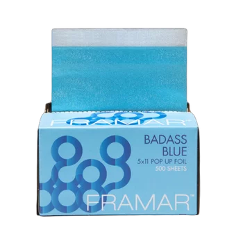 FRAMAR Folia aluminiowa w paskach BADASS BLUE - 500szt.