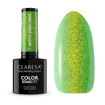 CLARESA Lakier hybrydowy - UNICORN GLOW 2 - 5g