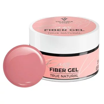 VICTORIA VYNN  Żel budujący z mikrowłóknem EASY FIBER GEL True Natural - 15ml - MAŁY