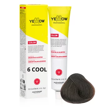 ALFAPARF YELLOW Farba do włosów 6 COOL - Chłodny ciemny naturalny blond - 100ml