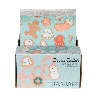 FRAMAR Folia fryzjerska aluminiowa w paskach COOKIE CUTTER 500 sztuk