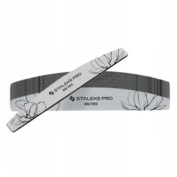 STALEKS Pilnik mineralny do paznokci ŁÓDKA Półksiężyc EXPERT 40 - 80/100 - 25 sztuk