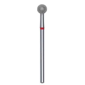 STALEKS Frez diamentowy do skórek kulka czerwona EXPERT 5mm - FA01R050
