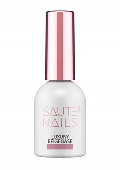 SAUTE NAILS Baza hybrydowa do paznokci Luxury BEIGE BASE - 8ml