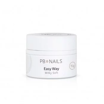 PB NAILS Żel budujący Easy Way - Milky Soft - 15g