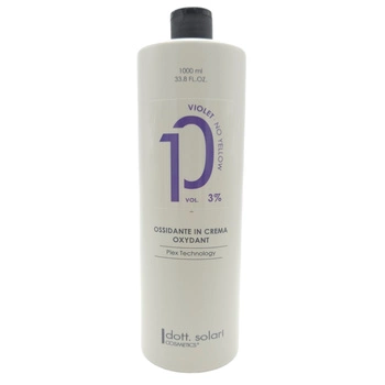 DOTT SOLARI Kremowy Oxydant z plex technology 3% VIOLET NO YELLOW - 1000ml - VIOLET