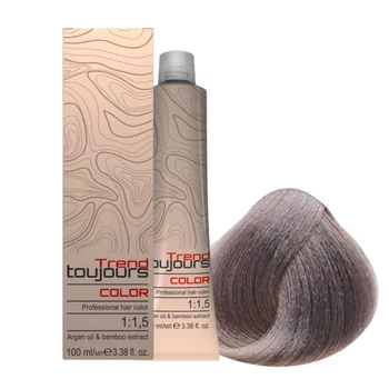 TREND TOUJOURS Farba do włosów - Very Light Intense Ash Blonde/Bardzo Jasny Intensywny Popielaty Blond - 9.1 - 100ml