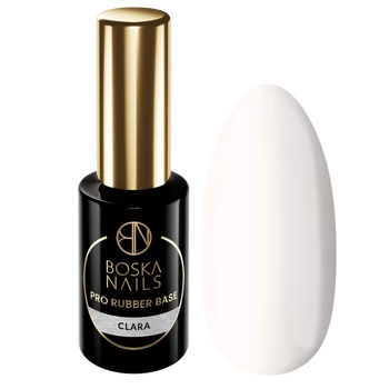 BOSKA NAILS Baza kauczukowa RUBBER BASE PRO - CLARA -10ml